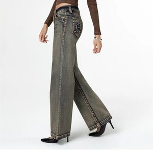 Miss Me Stylish Wide-Leg Jeans for Women
